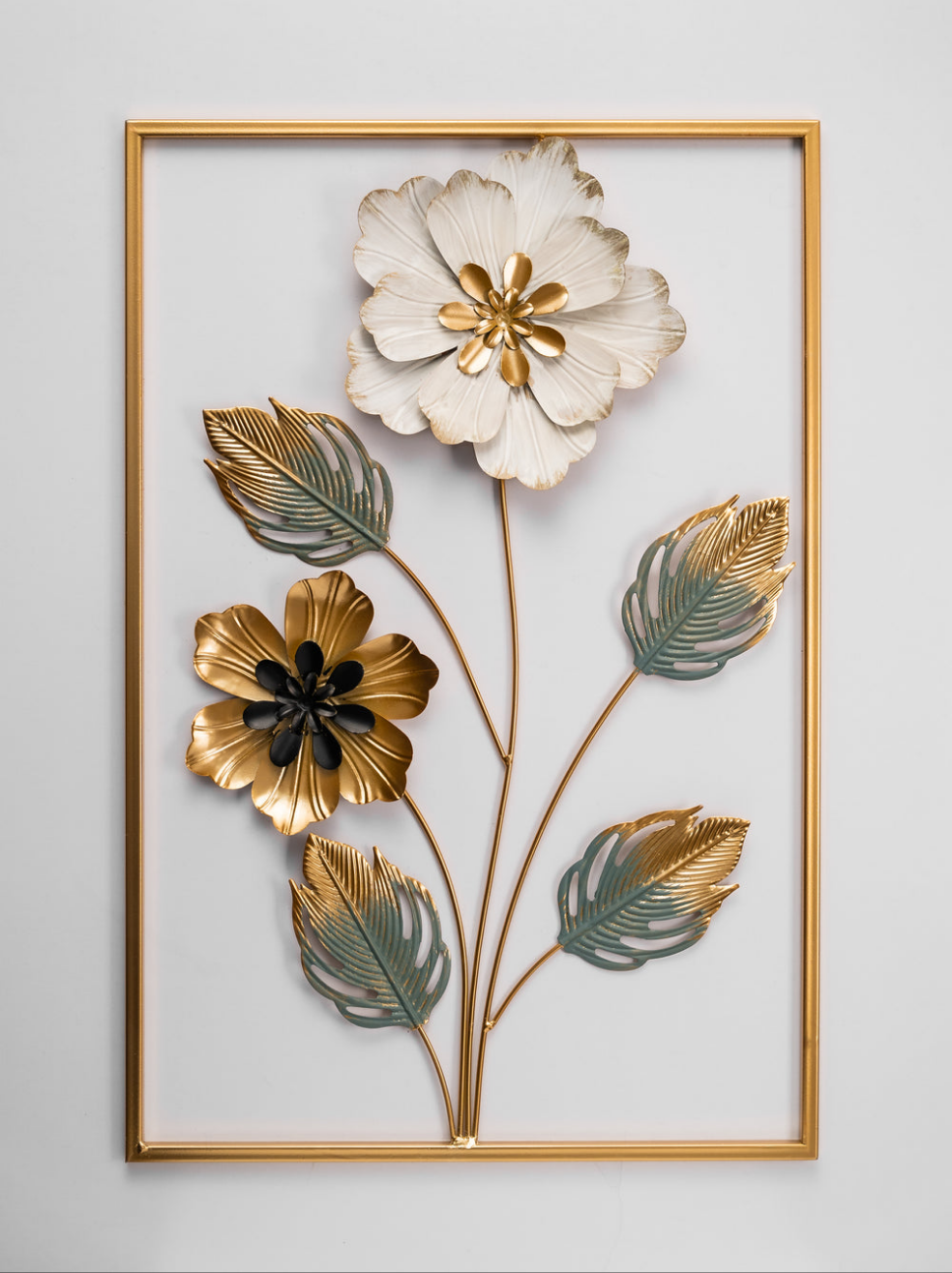3D Metal Floral Wall Hanging