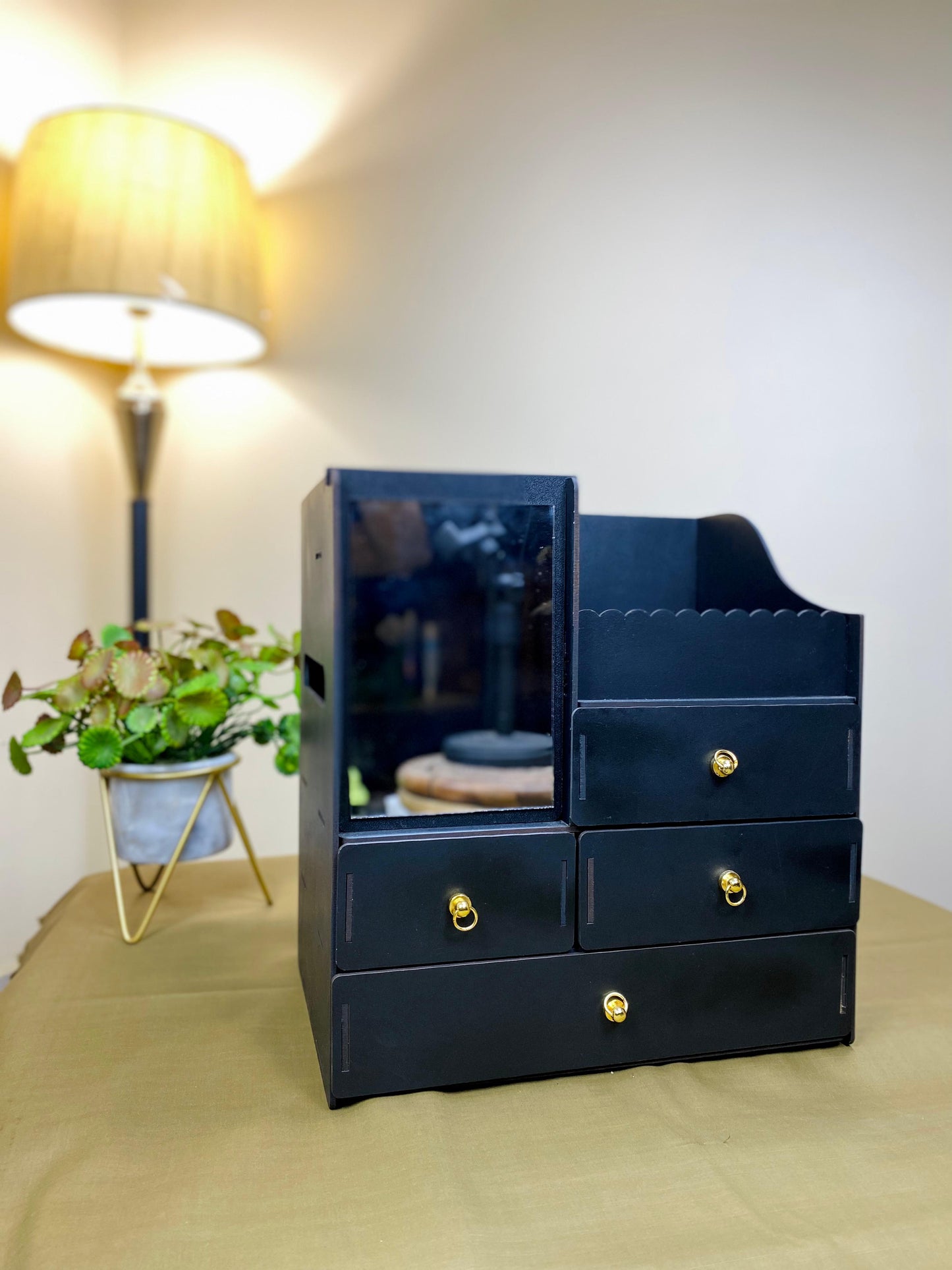 Wooden Vanity Dresser