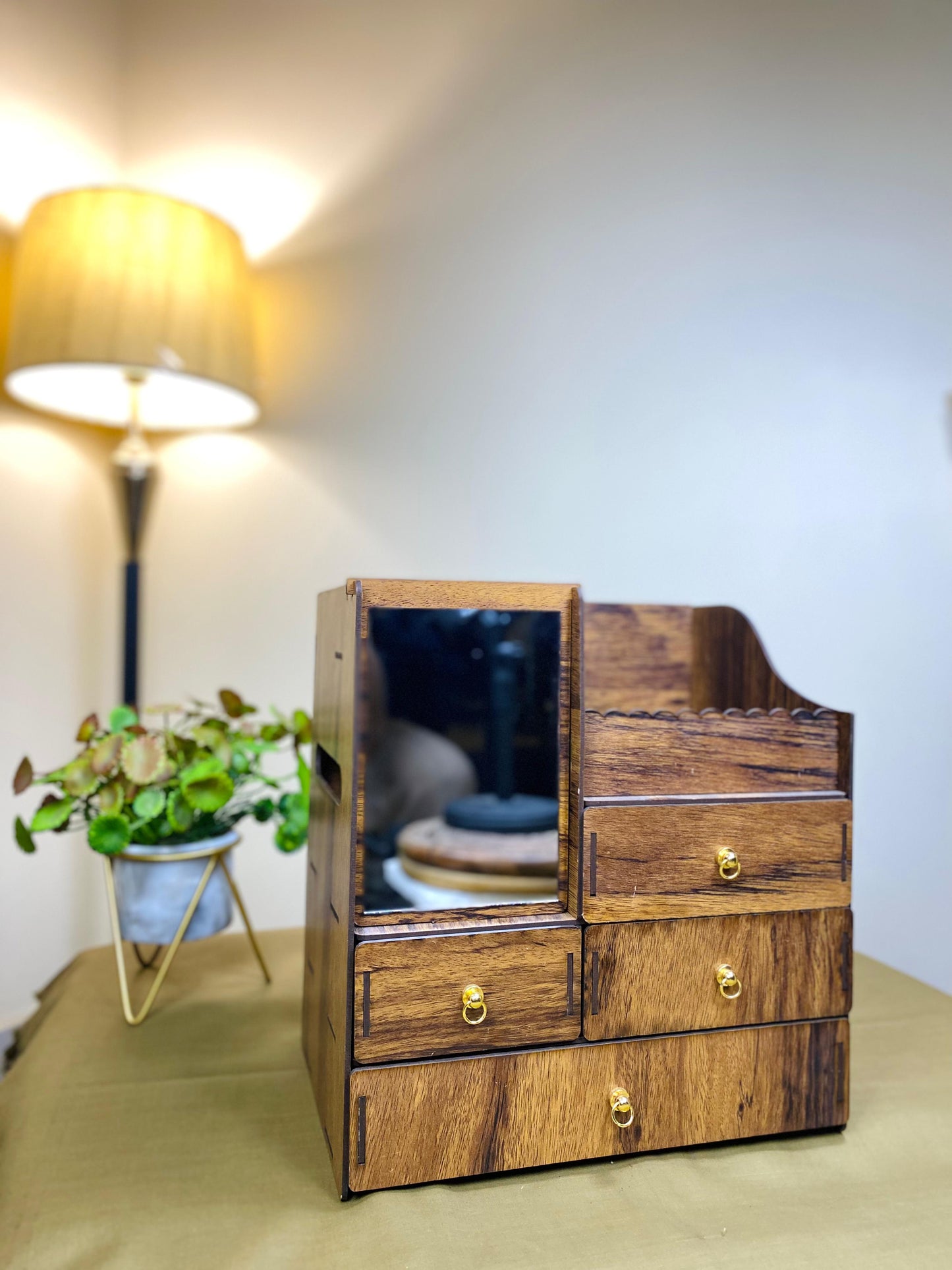 Wooden Vanity Dresser