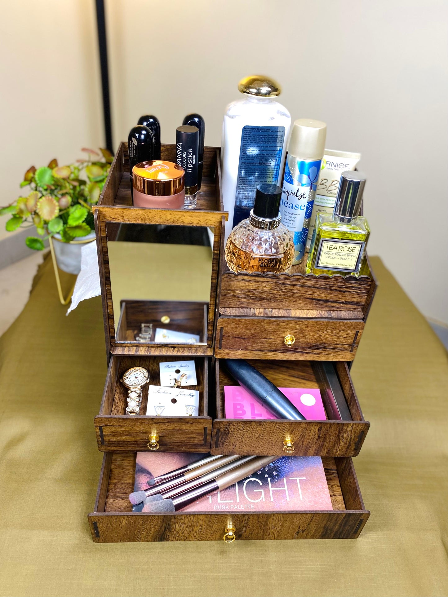 Wooden Vanity Dresser