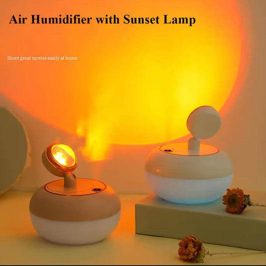 2 in 1 Mini - Sunset Lamp Air Humidifier